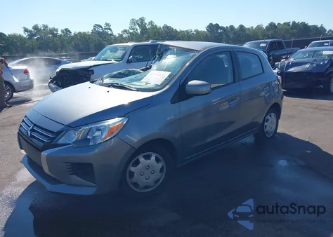 2021 Mitsubishi Mirage Es/Le/Carbonite Edition z USA, uszkodzony, nr VIN ML32AUHJ7MH011582